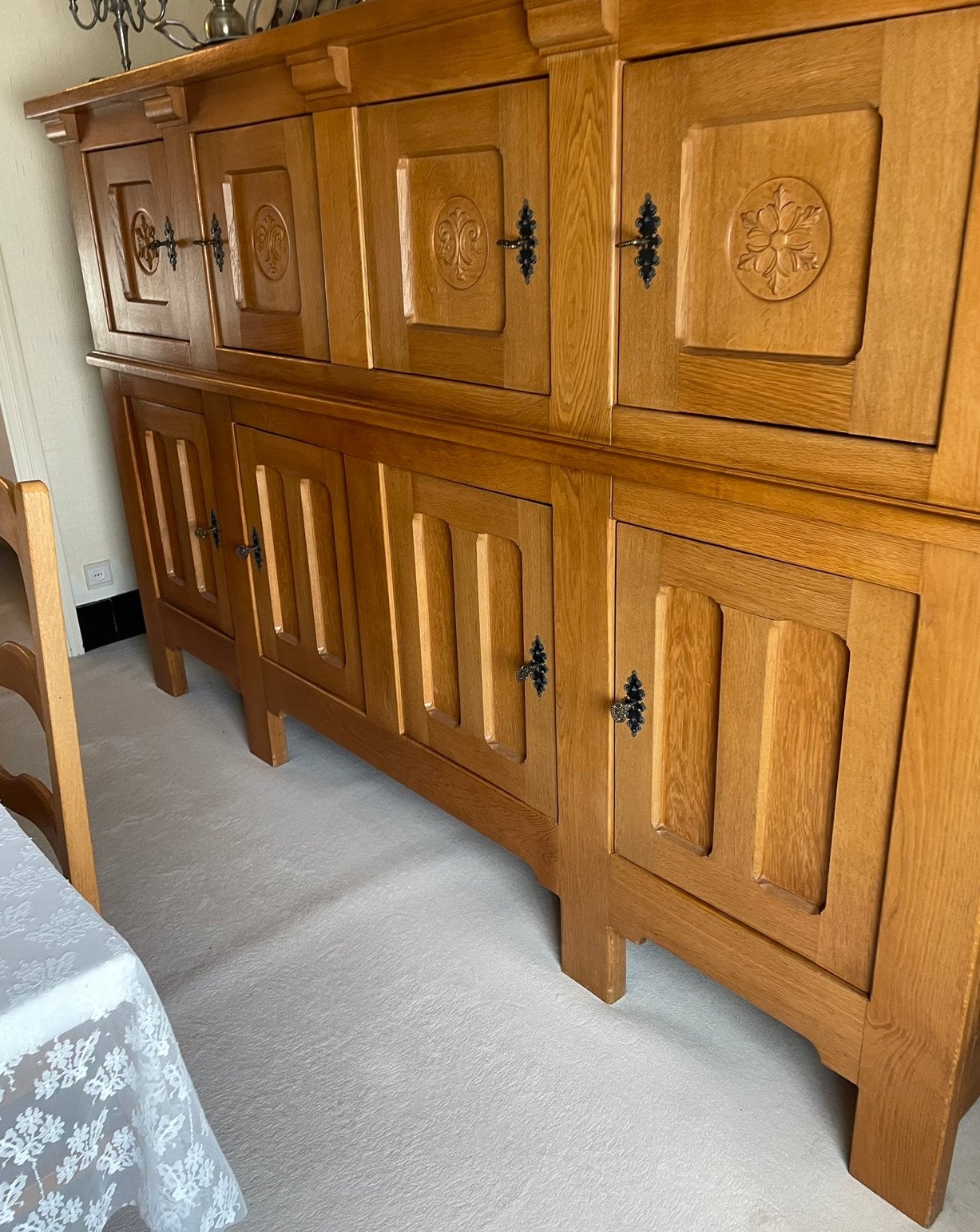Grote eetkamer, kledingkast in buffetstijl, Huis en Inrichting, Ophalen, Gebruikt, 75 cm of meer, Bois