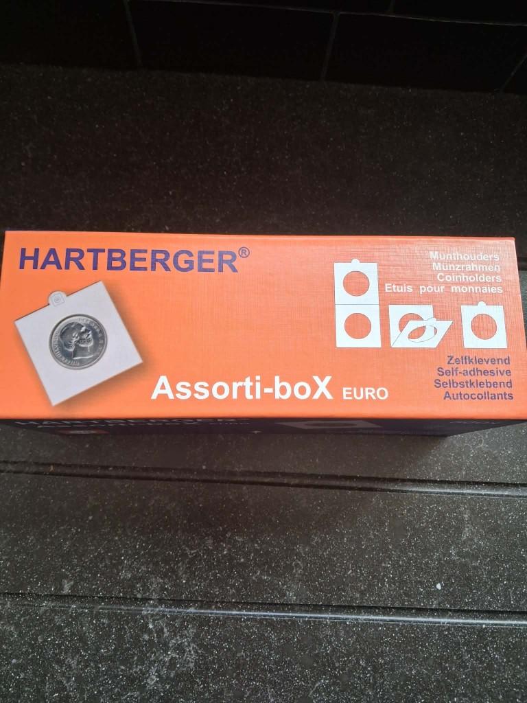hartberger munthouders zelfklevend box 500stuks /1200stuks, Timbres & Monnaies, Monnaies & Billets de banque | Accessoires, Enlèvement