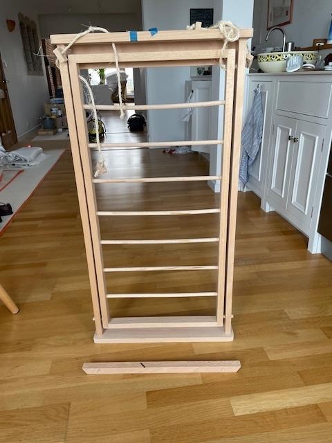 Étendoir à linge mural en bois, Enlèvement ou Envoi, Utilisé