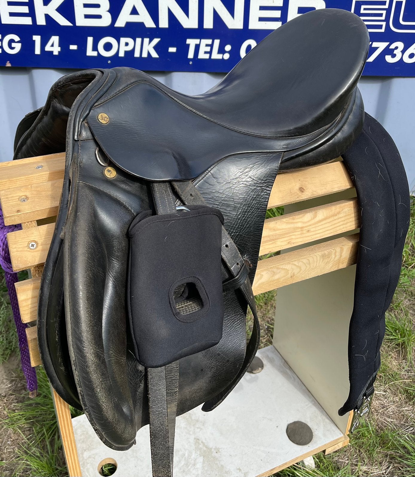 Veelzijdigheidszadel, Dieren en Toebehoren, Gebruikt, XL (18 inch of meer), Ophalen of Verzenden, Middel