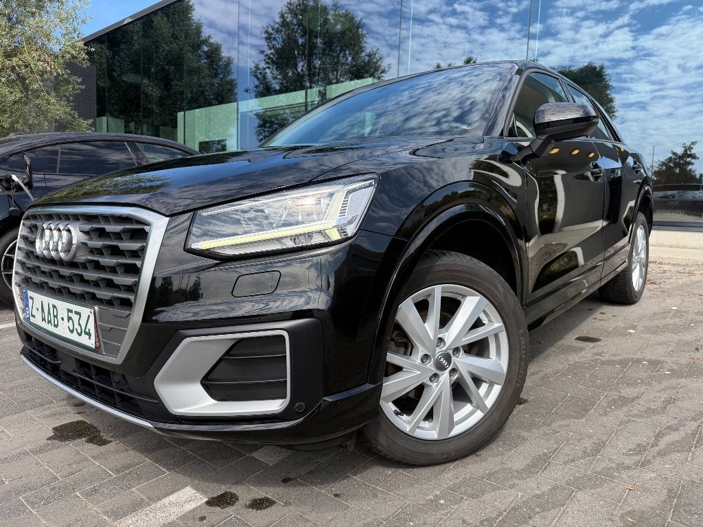 Audi Q2 Q2 35 TFSI Sport S tronic (EU6d) 78.000 km. Car-Pass, 1498 cc, 4 cilinders, Zwart, Leder