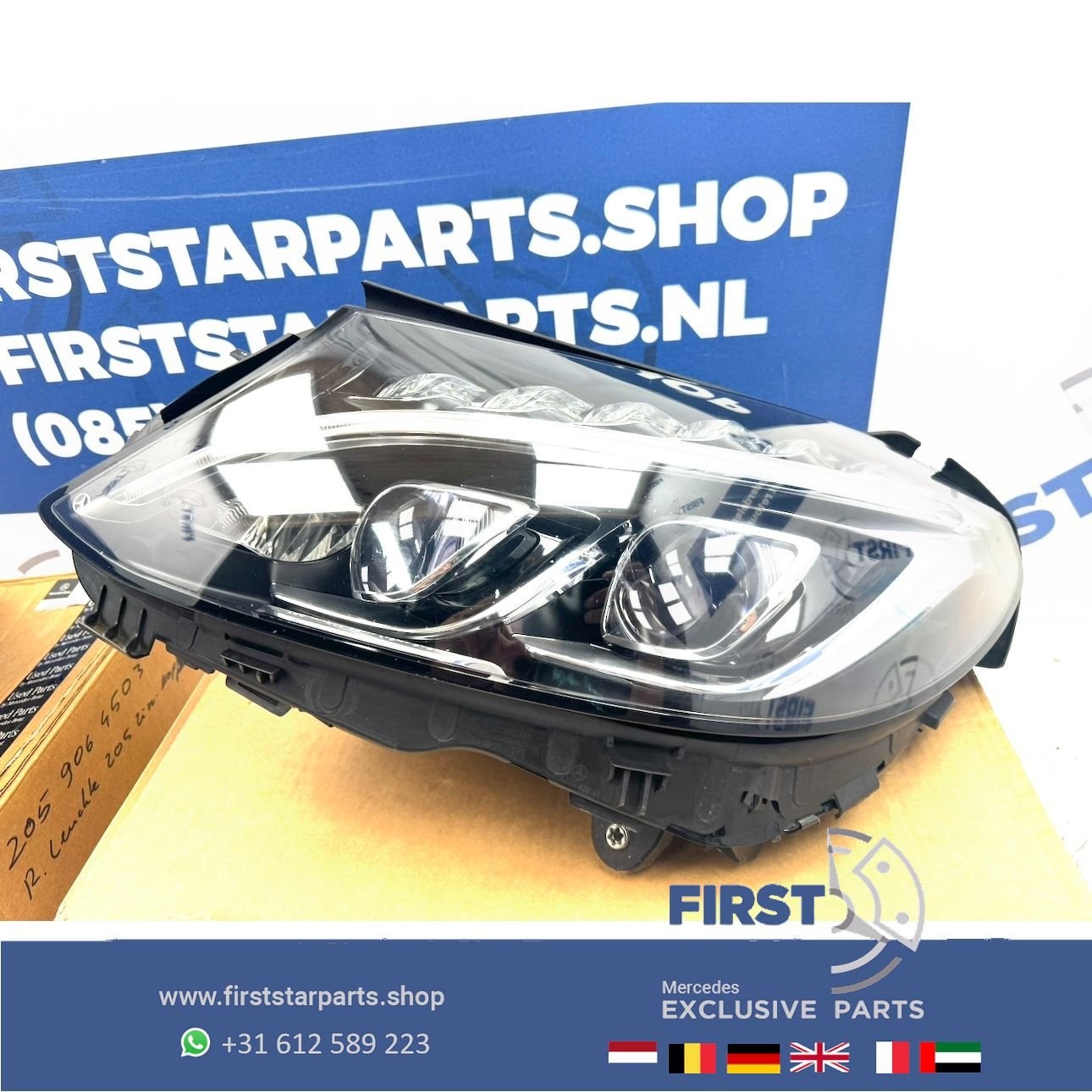 W205 ILS Koplamp LED LINKS A2058204261 C KLASSE C43 C63 AMG, Utilisé, -, -, Enlèvement ou Envoi