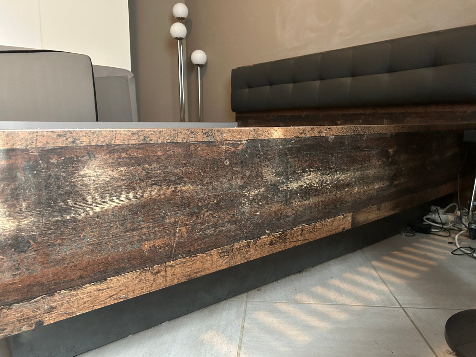 Bed met lattenbodems, Huis en Inrichting, Slaapkamer | Bedden, Ophalen, Zo goed als nieuw