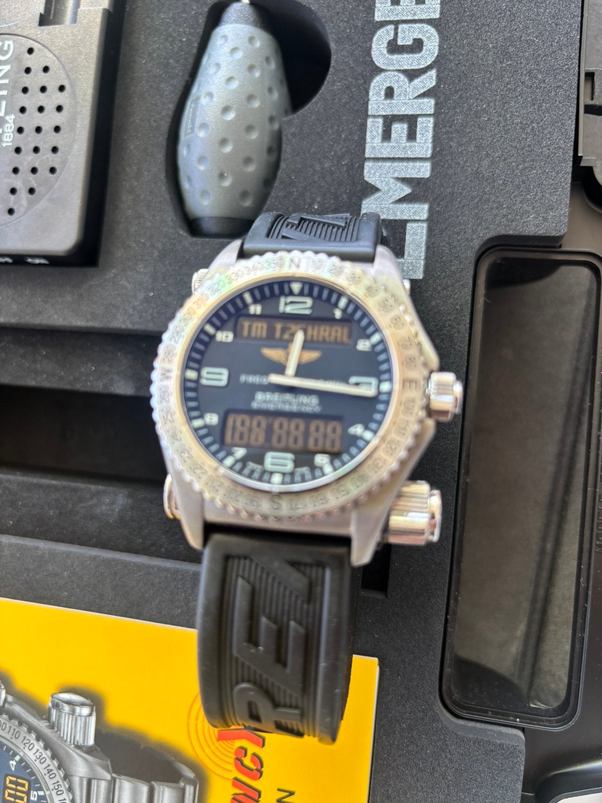Breitling emergency nieuw in doos, Enlèvement, Comme neuf, Breitling