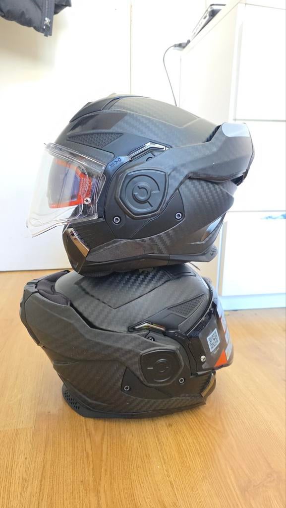 Ensemble casque moto ls2 advant x carbon, S
