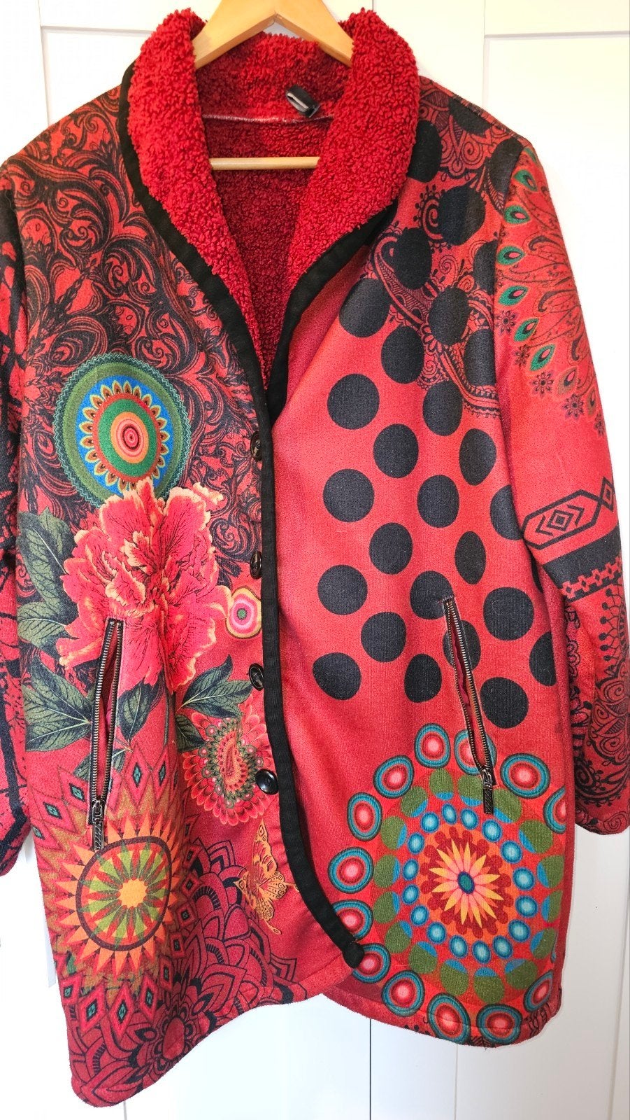 Chique Paprika-munt, Kleding | Dames, Jassen | Winter, Meerkleurig, Maat 46/48 (XL) of groter, Ophalen of Verzenden, Zo goed als nieuw