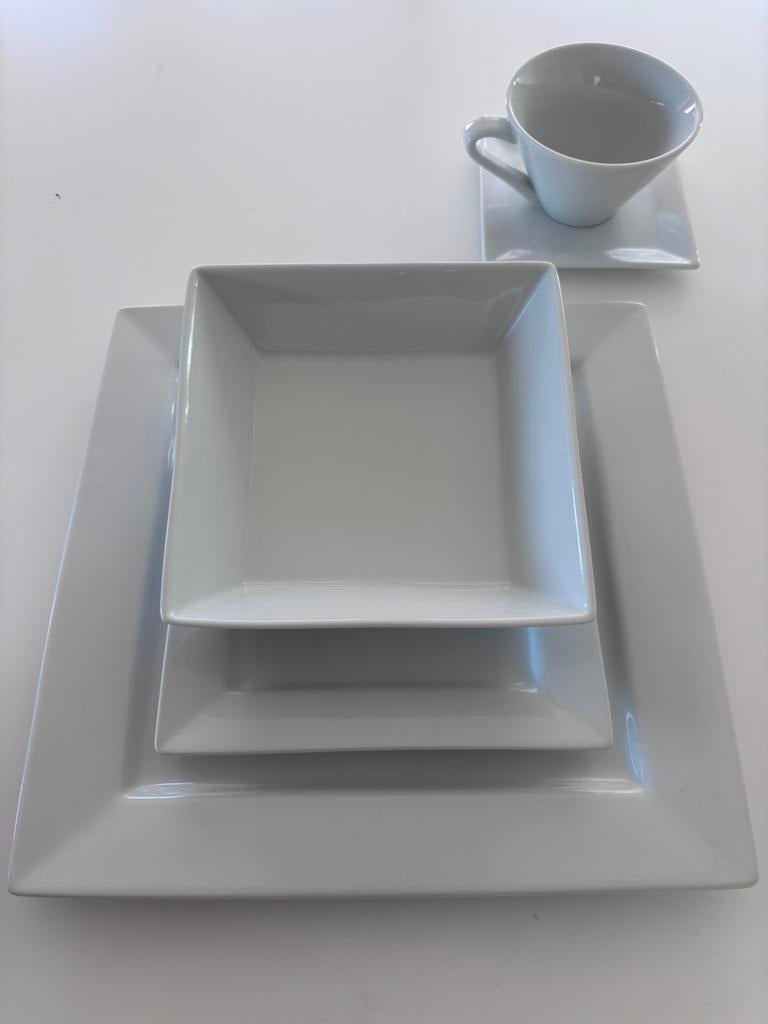 12-delig servies Cody & Trendy, Ophalen, Nieuw, Effen, Porselein