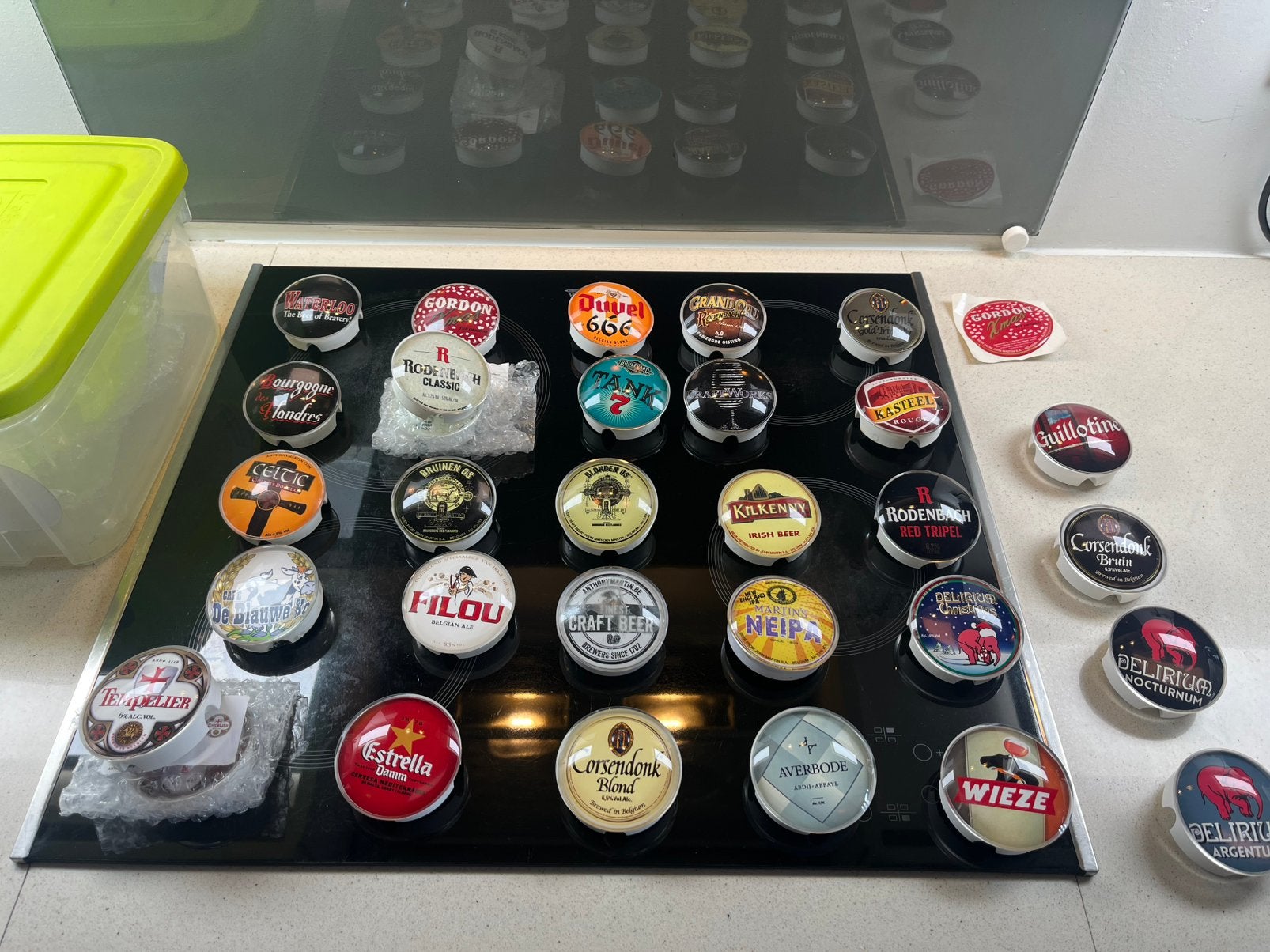 Taphendel/tapbol - fisheyes - tapruiters, Verzamelen, Ophalen of Verzenden, Zo goed als nieuw