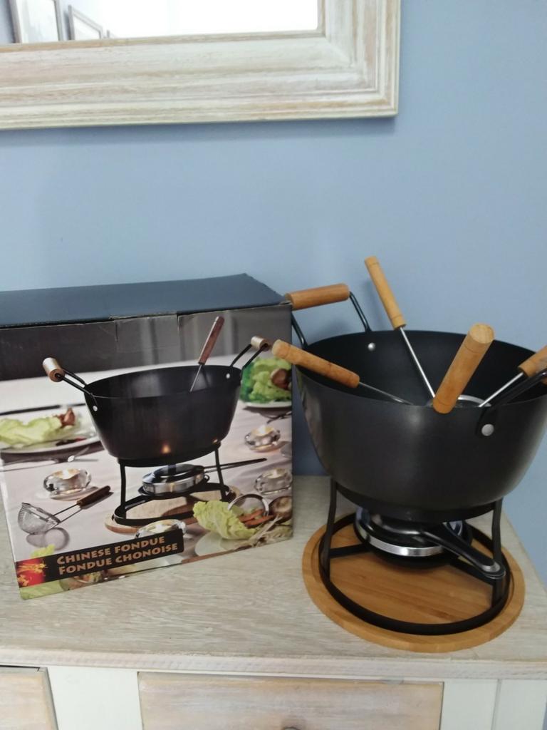 Leuk Chinees fondue setje, Enlèvement, Comme neuf
