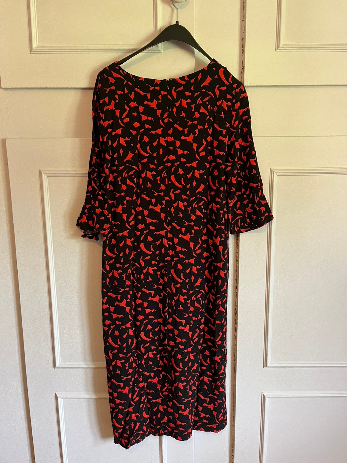 Zwart met rood kleed maat 42 - Steps, Kleding | Dames, Maat 42/44 (L), Ophalen of Verzenden, Zo goed als nieuw, Rood