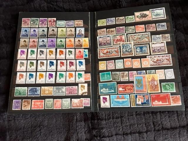 106 verschillende postzegels Indonesië, Ophalen of Verzenden, Gestempeld