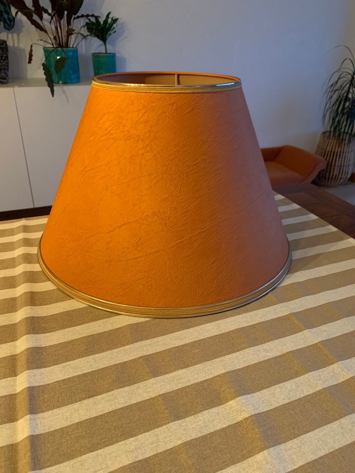 Lampenkap, Ophalen of Verzenden, Zo goed als nieuw, Oranje