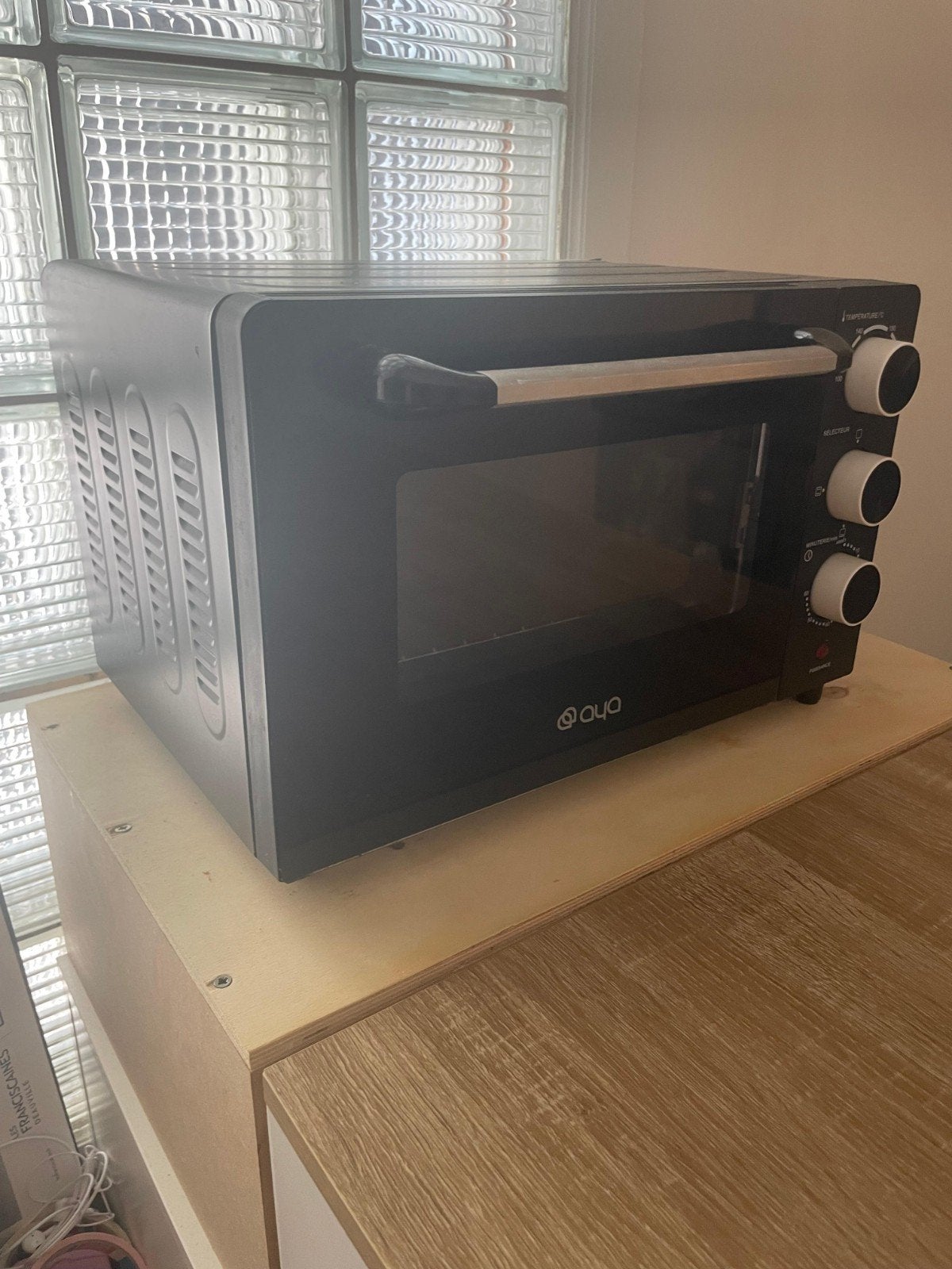 Petit four électrique aya posable, Electroménager, Moins de 45 cm, Enlèvement, Utilisé, Moins de 45 cm