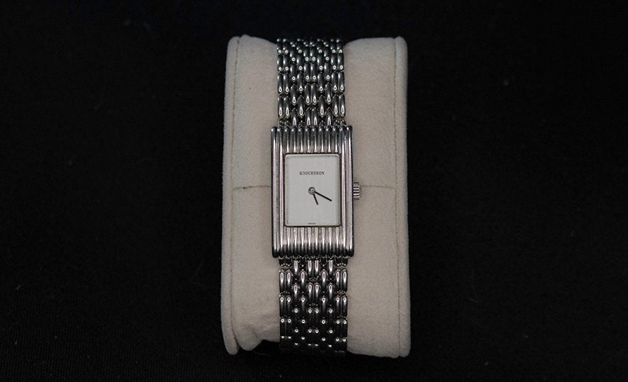 Montre Boucheron, Handtassen en Accessoires, Horloges | Dames, Ophalen, Overige materialen, Gebruikt, Polshorloge