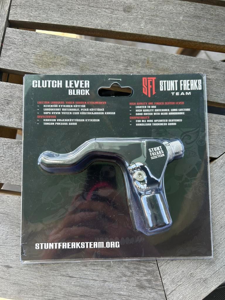 1 finger clutch lever for 22mm bars - stunt freaks team, Ophalen of Verzenden, Nieuw