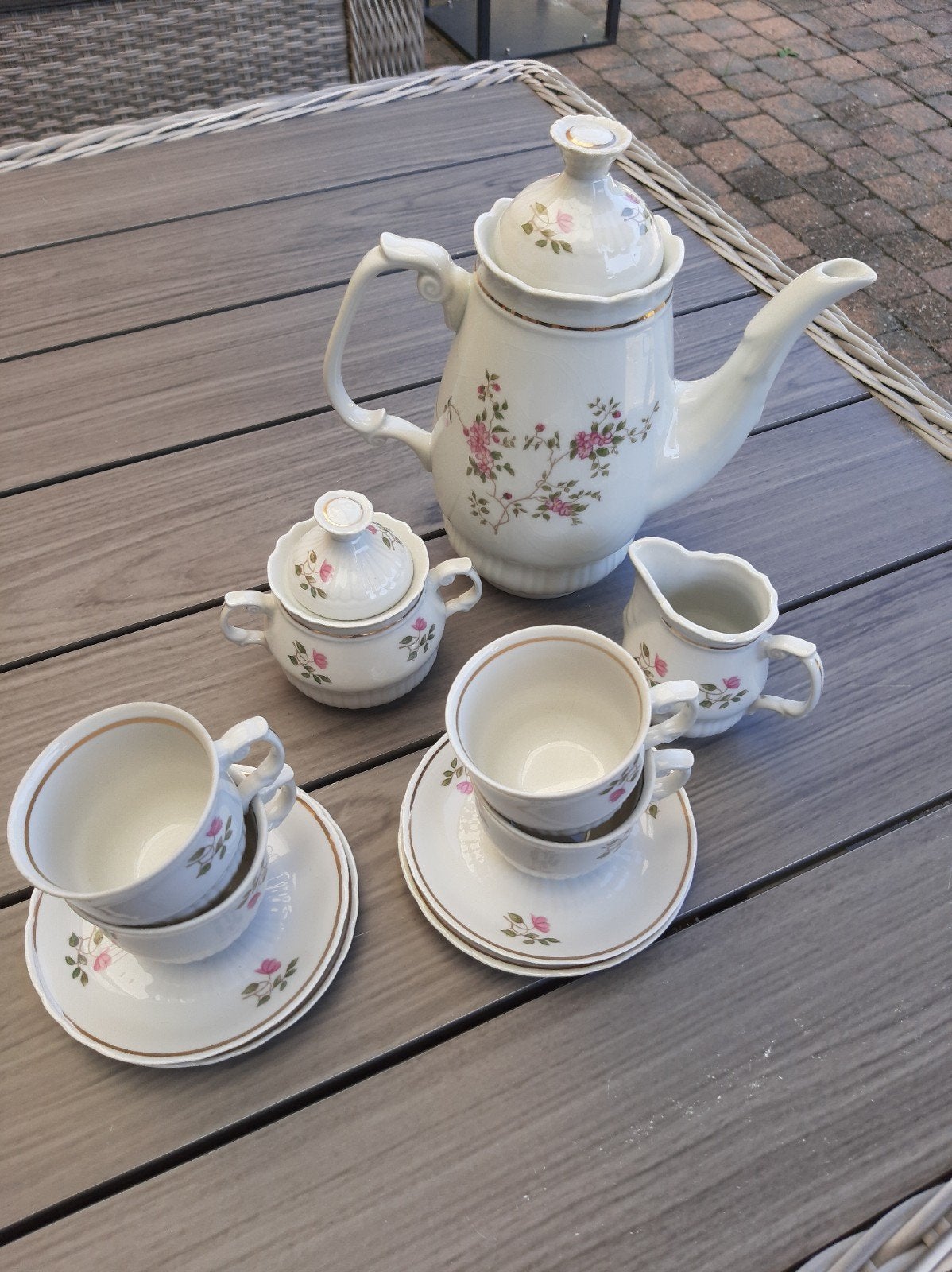 koffieservies, Huis en Inrichting, Keuken | Servies, Ophalen, Aardewerk, Klassiek, Compleet servies