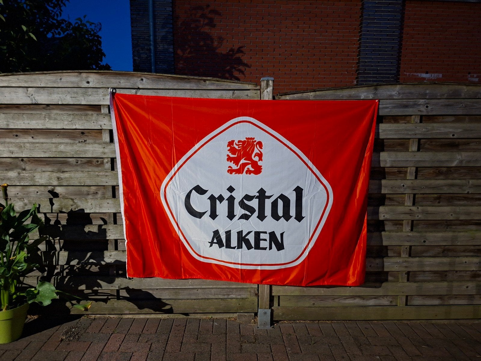 Cristal Alken nieuwe vlag , nr 1, Verzamelen, Ophalen of Verzenden, Nieuw, Reclamebord