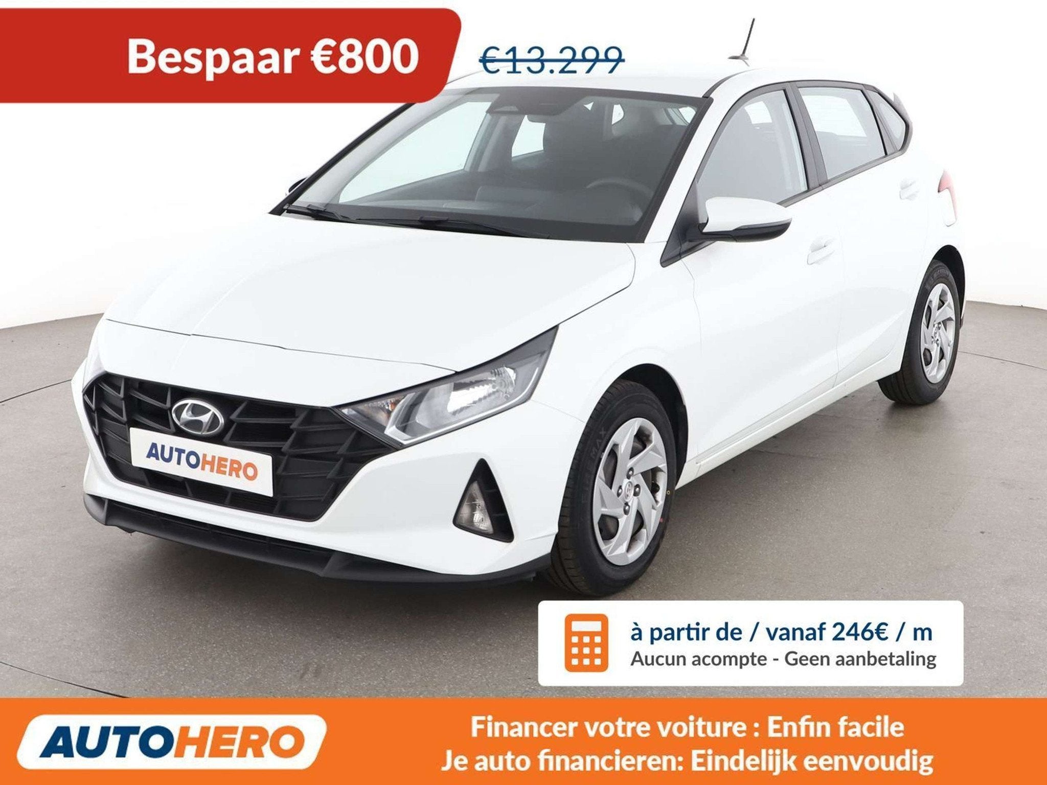 Hyundai i20 1.2 Essence (année de construction 2022), Autos, 1197 cm³, Euro 6, Noir, 5 places