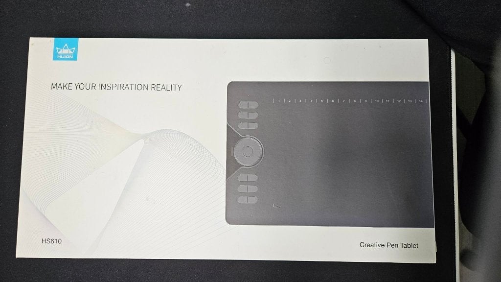 Huion HS610 grafische tablet, Computers en Software, Tekentablets, Ophalen of Verzenden, Gebruikt, Bedraad, HUION