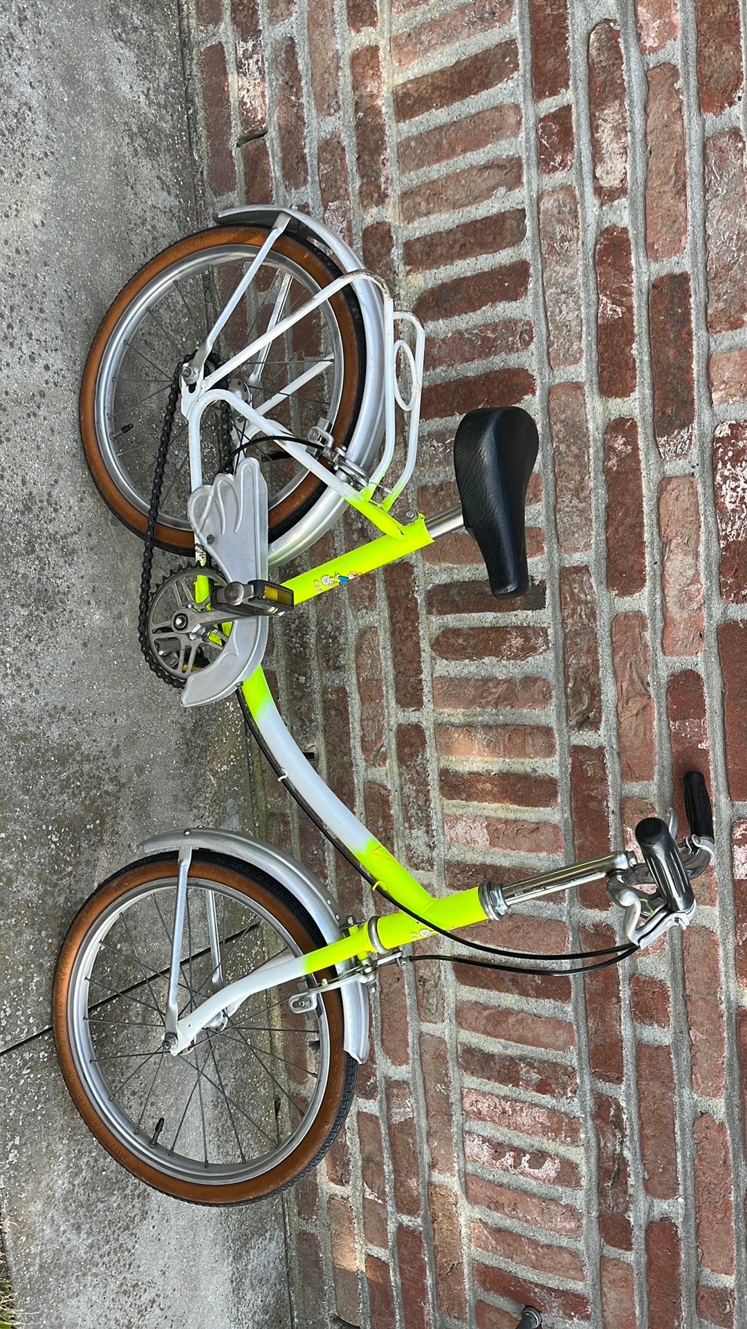Fiets kind, Ophalen, Zo goed als nieuw