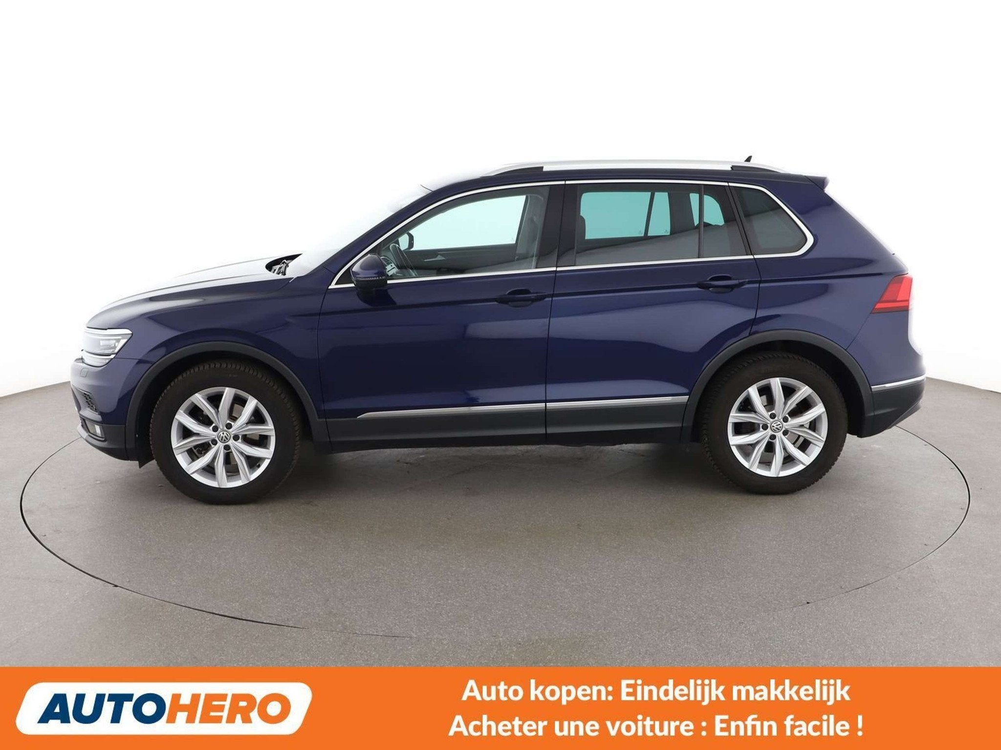 Volkswagen Tiguan 1.4 TSI ACT Carat BlueMotion Tech, Auto's, Stof, Blauw, Overige brandstoffen, 1498 kg