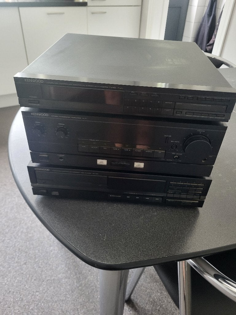 kenwood stereo, TV, Hi-fi & Vidéo, Chaîne Hi-fi, Enlèvement, Utilisé, Lecteur CD, Composants en vrac