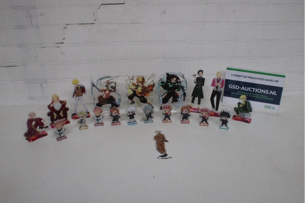 Set anime acrylfiguren, Niet ingevuld, Niet ingevuld, Niet ingevuld