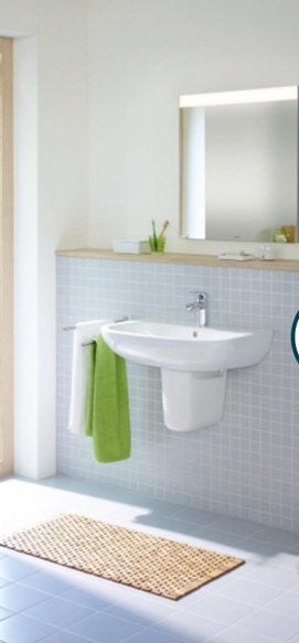 Lavabo suspendu Duravit, Enlèvement, Comme neuf