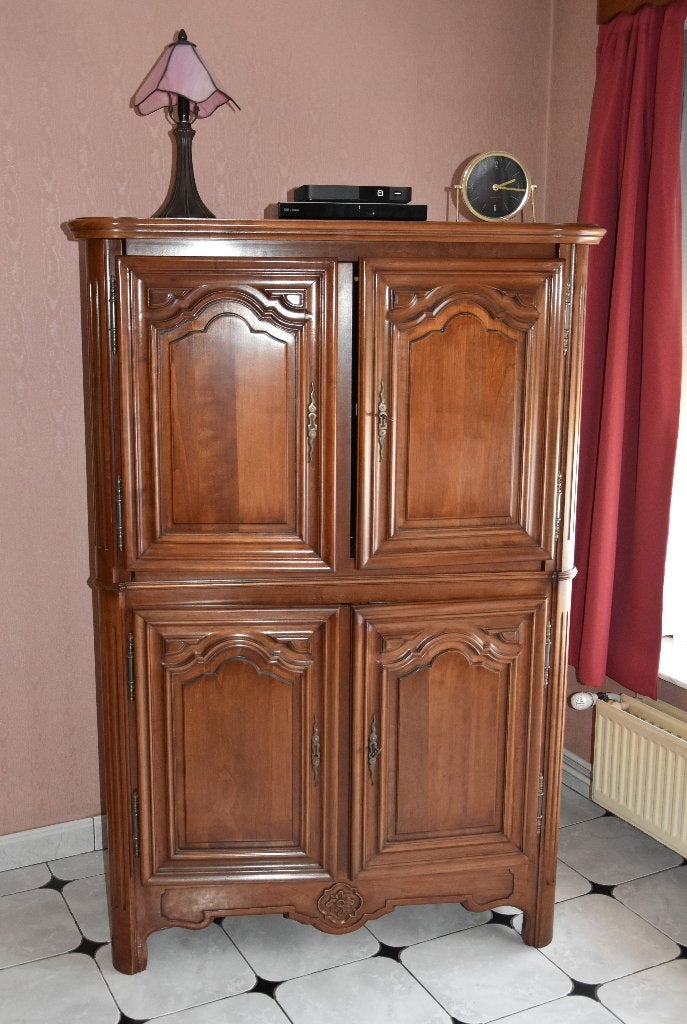 Meuble multiusage en merisier massif de style Louis XV, Enlèvement, Utilisé
