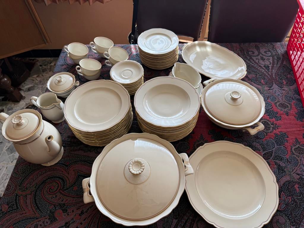 Zeh Scherzer Bavaria porseleinen sevies voor 12 personen, Antiek en Kunst, Ophalen