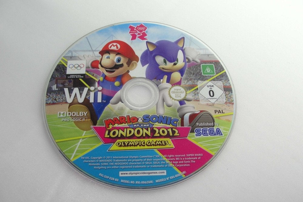 Mario & Sonic op de Olymp. Spelen Londen 2012 (disque unique, Enlèvement ou Envoi, Utilisé, À partir de 3 ans, 3 joueurs ou plus