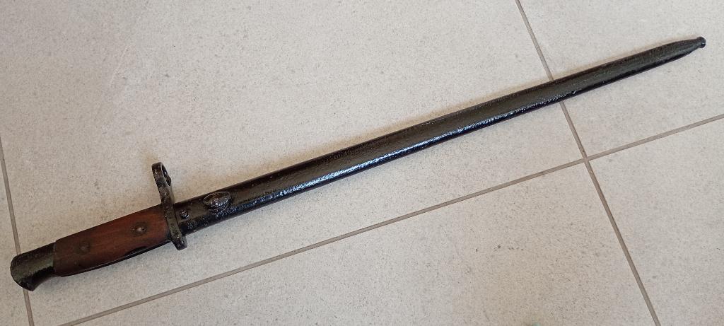 Baïonnette belge 1916 ww1 ww2, Collections, Objets militaires | Général, Autres, Enlèvement ou Envoi