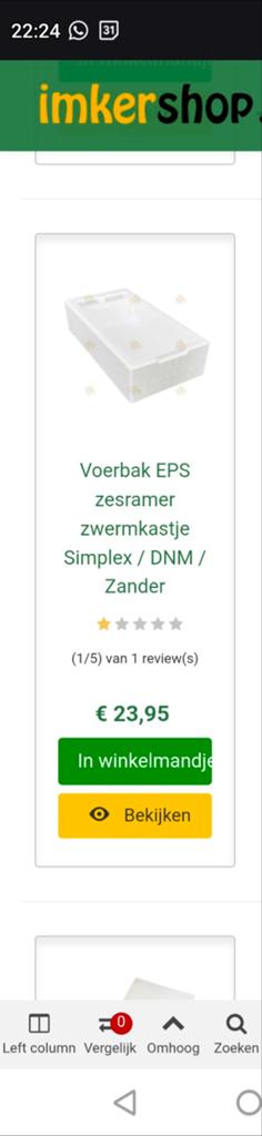 Eps verdiep, Doe-het-zelf en Bouw, Ophalen