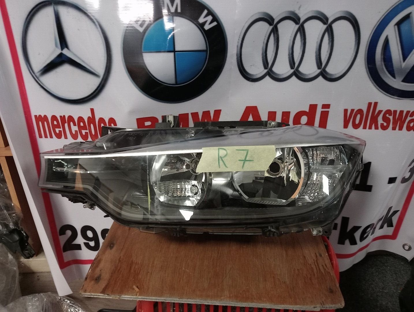 BMW 3 serie F30 F80 koplamp Links Full led 7259523, Gebruikt, -, -, Ophalen of Verzenden