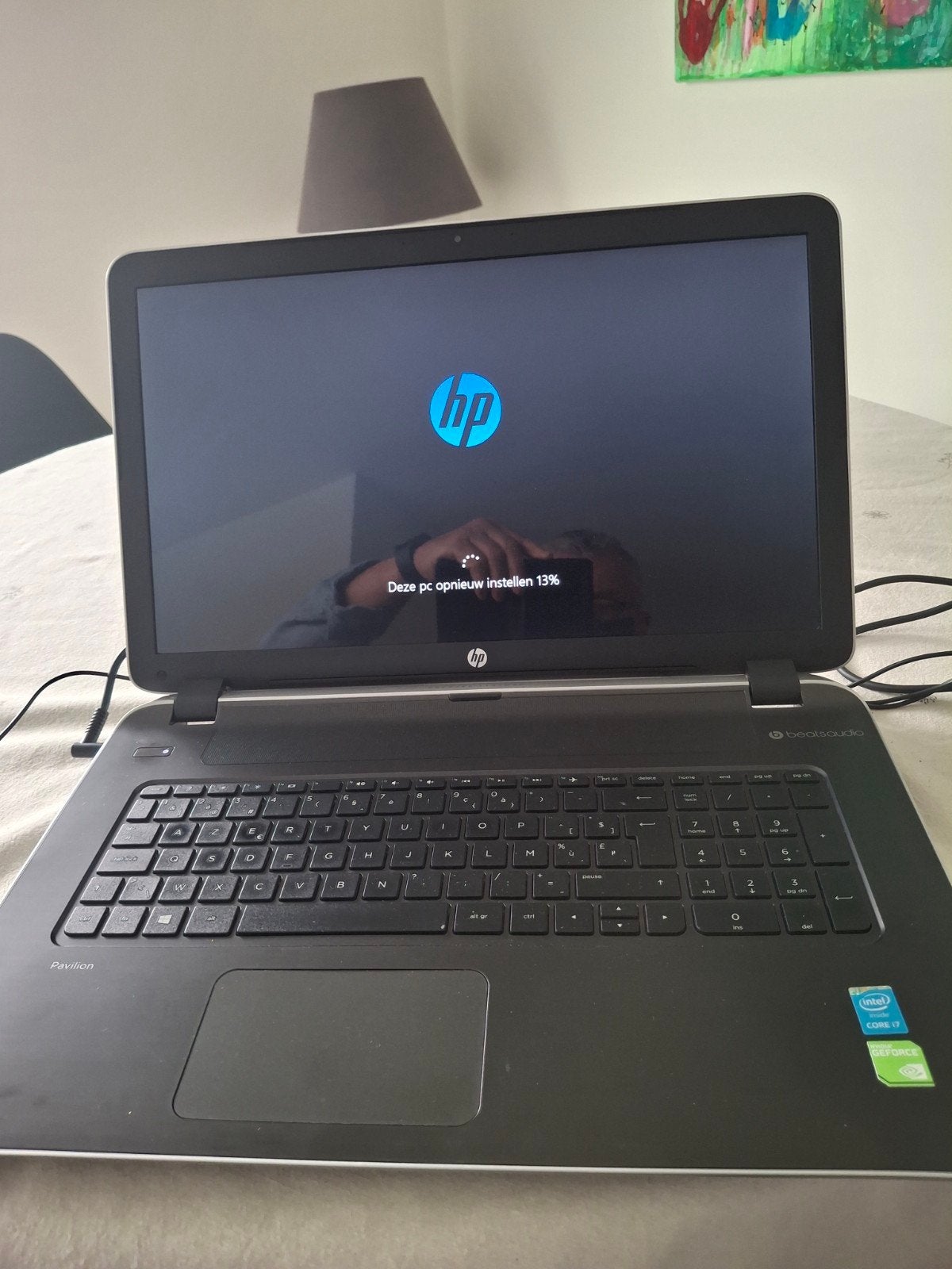 17 inch hp laptop  i7 5500 u cpv  2.40ghz, Enlèvement ou Envoi