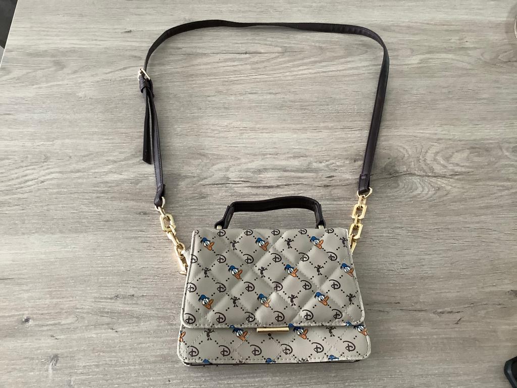 Disney Donald Duck handtas, Ophalen of Verzenden, Zo goed als nieuw, Beige, Handtas