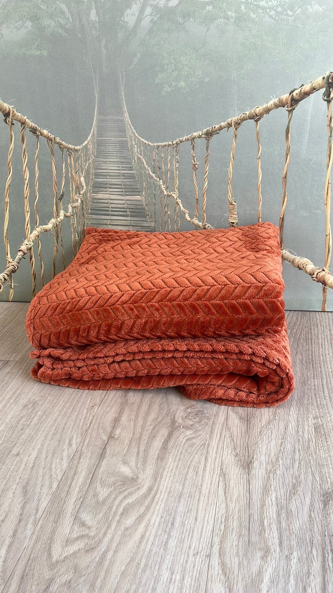 2x BLANKET Lotte dekens – rust – visgraat – 150x200, Wasbaar, Ophalen of Verzenden, Zo goed als nieuw, 150 cm