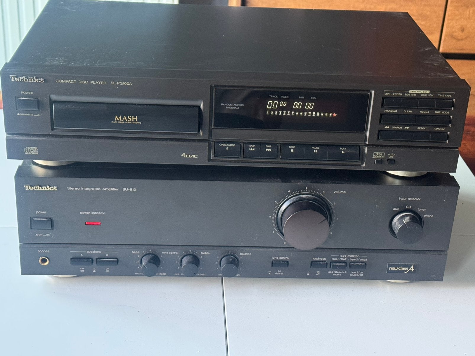 Technics SL-PG100A CD-speler & SU-810 Versterker, Enlèvement ou Envoi, Utilisé