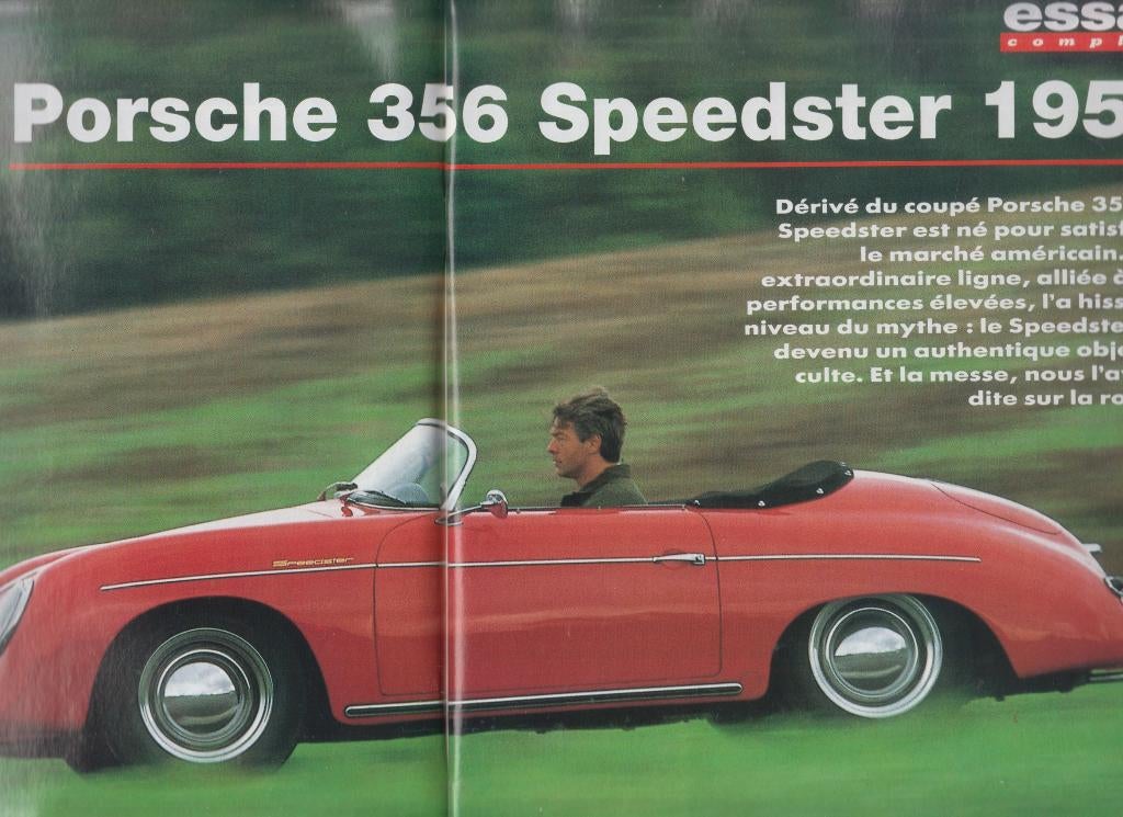 1956 Porsche 356 Speedster voiture de collection, Livres, Autos | Brochures & Magazines, Envoi, Utilisé, Porsche