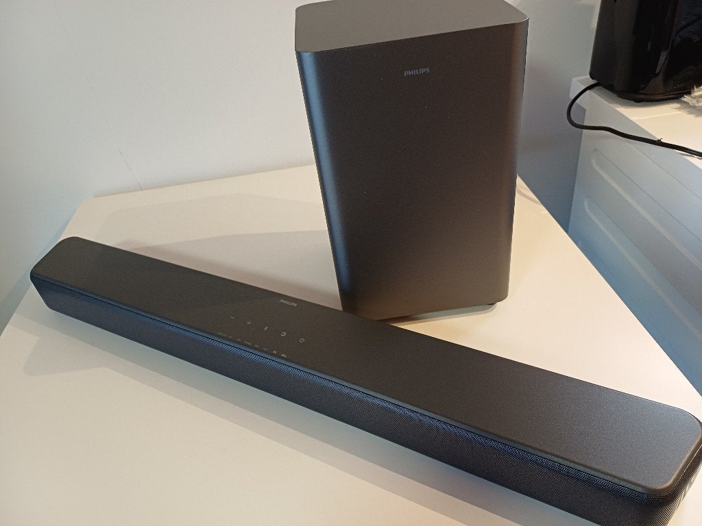 Philips TAB5309/10 soundbar + subwoofer [NIEUWSTAAT], Audio, Tv en Foto, Ophalen, Bluetooth, Zo goed als nieuw