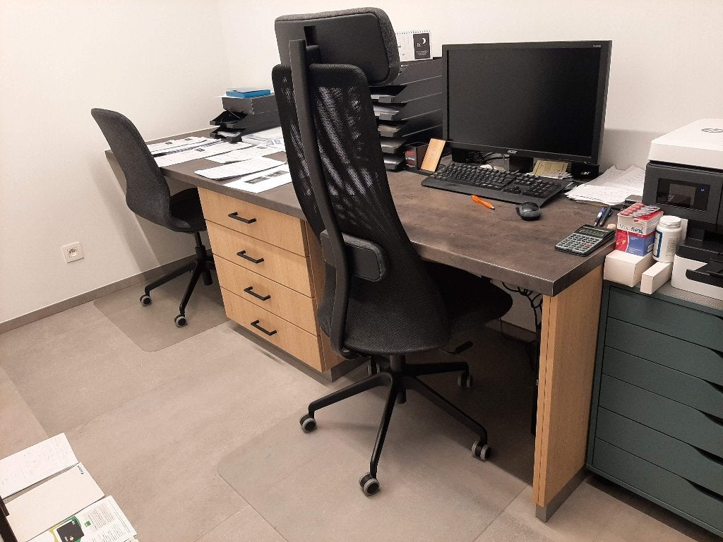 Grote bureau (inbouw), perfecte staat., Enlèvement, Comme neuf, Bureau-armoire combiné