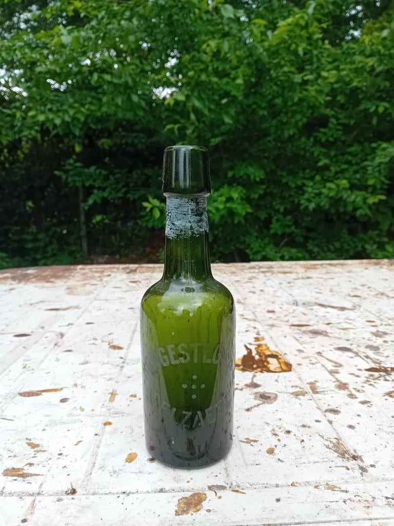 Oude vintage bierfles Hoogesteger Zelzate Selzaete, Ophalen of Verzenden