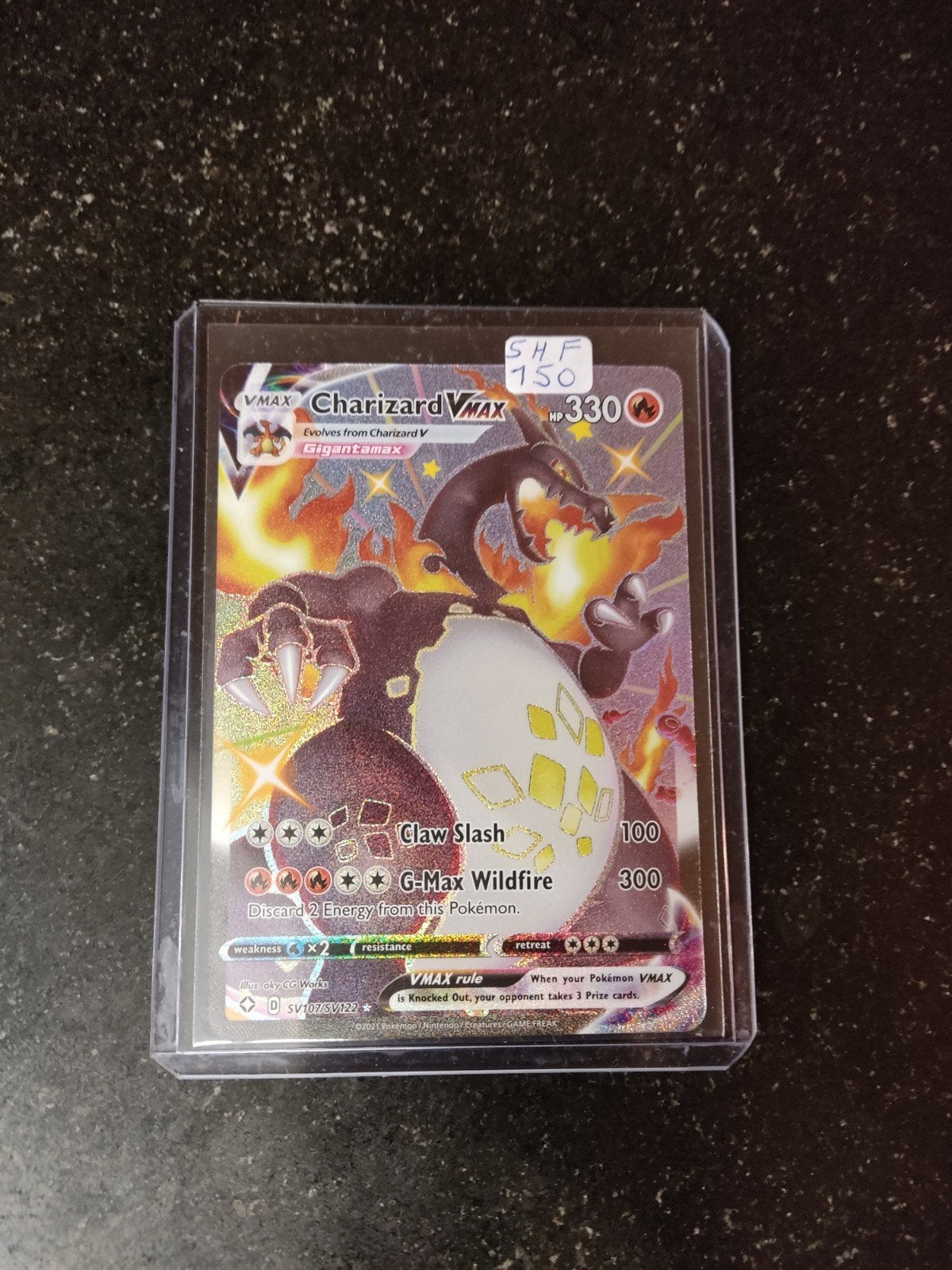 Charizard vmax shining fates, Enlèvement ou Envoi
