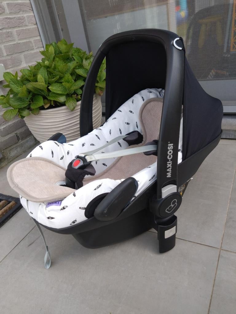 Complete Maxi-Cosi Pebble Plus set+2wayFix+véél accesoires, Kinderen en Baby's, Autostoeltjes, Ophalen, Maxi-Cosi, Isofix