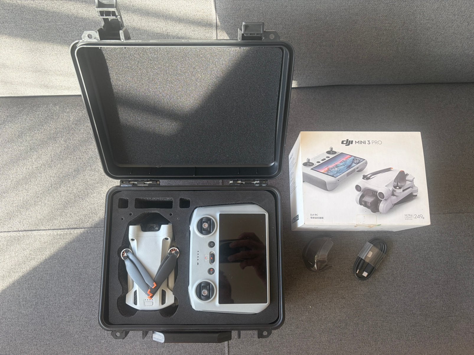 Dji mini 3 pro + télécommande RC, Ophalen of Verzenden, Zo goed als nieuw, DJI