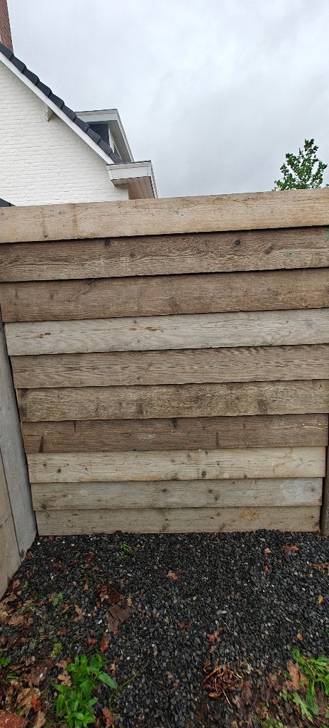 Potdeksel planken uit steigerhout (uniek), Doe-het-zelf en Bouw, Hout en Planken, Steigerhout, Ophalen
