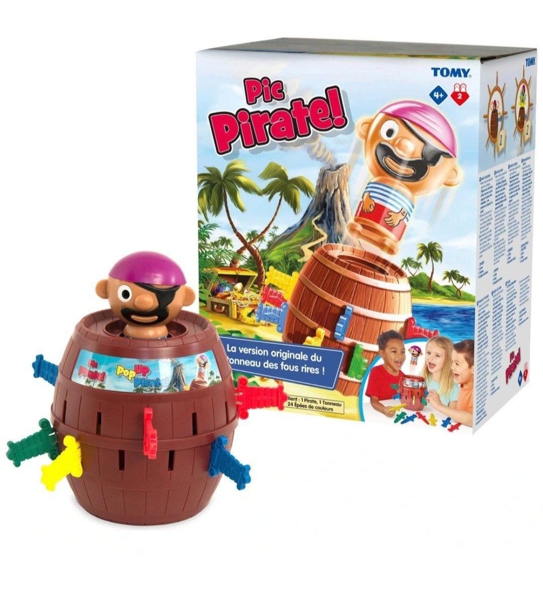 pic pirate ! jeu rigolo TOMY, Een of twee spelers, Ophalen, Zo goed als nieuw, TOMY