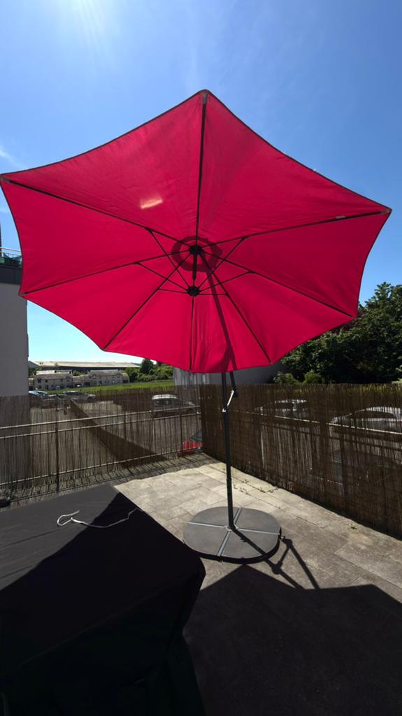 Parasol déporté, 3 à 4 mètres, Parasol flottant, Enlèvement, Utilisé