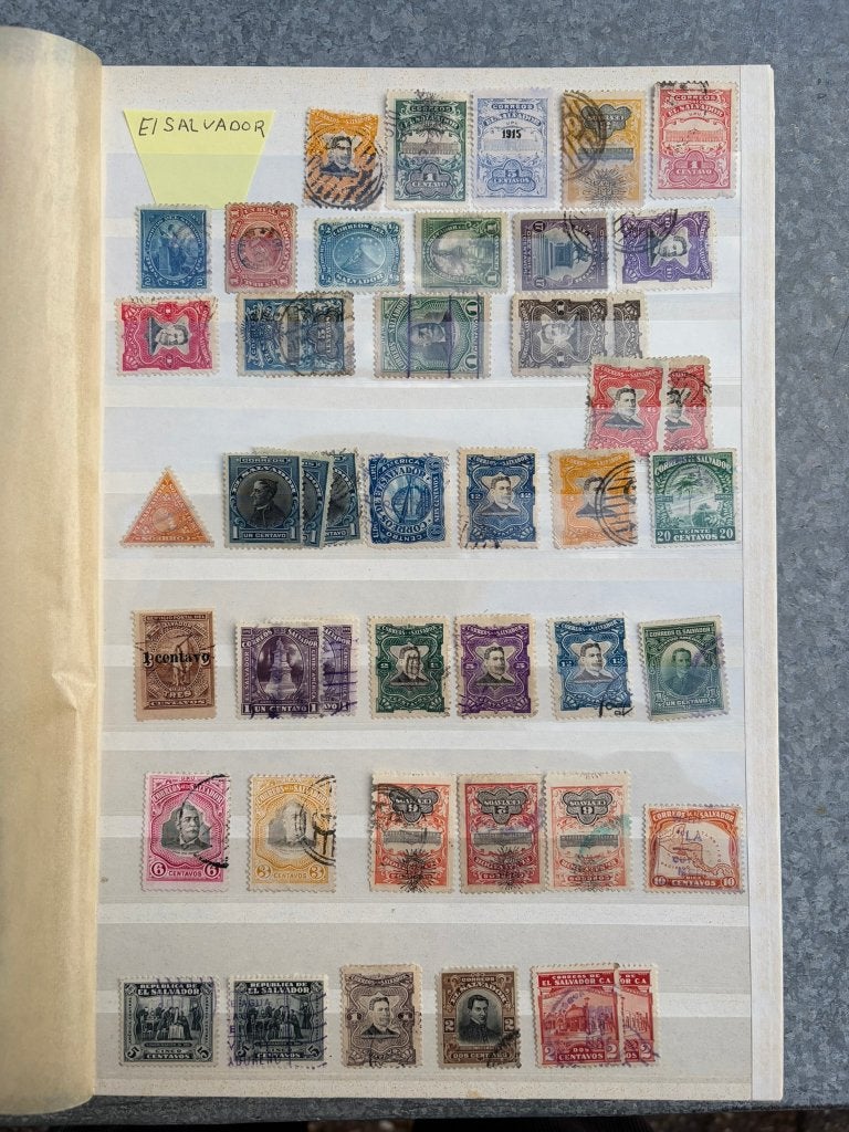 Timbres du Salvador, Enlèvement ou Envoi, Affranchi