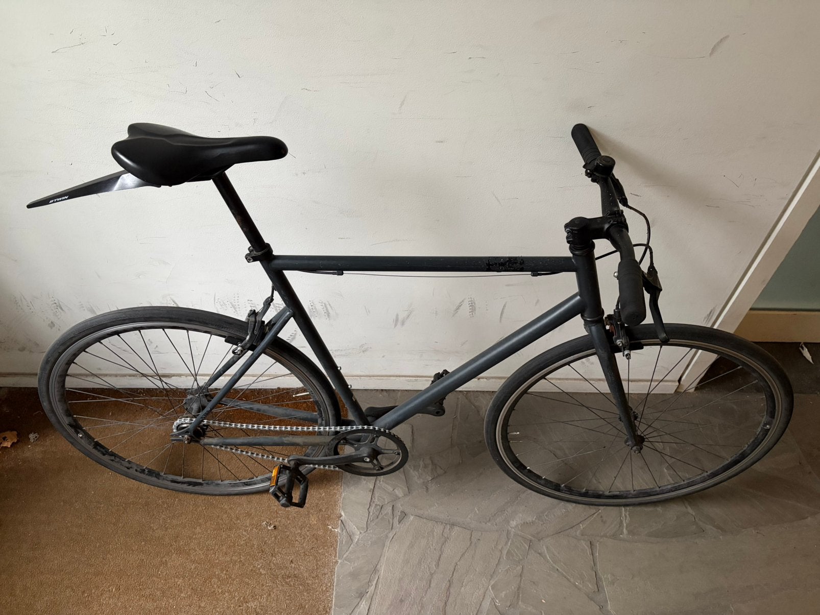 Single speed stadsfiets, Minder dan 10 versnellingen, Gebruikt, Velgrem, Ophalen
